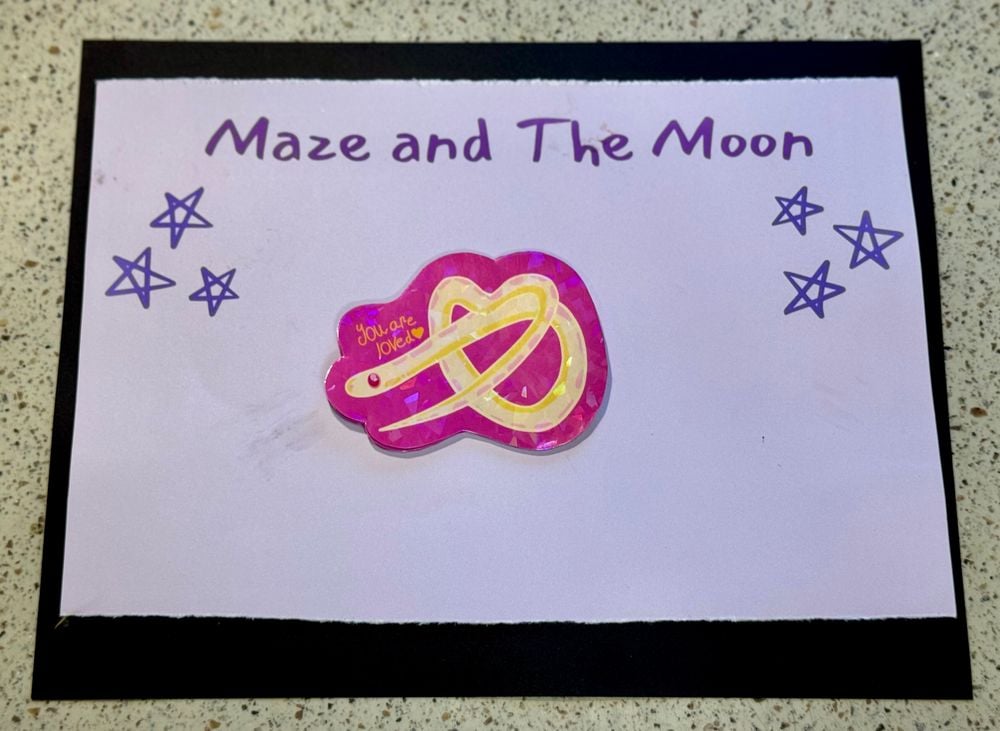 “You are loved” holographic version!